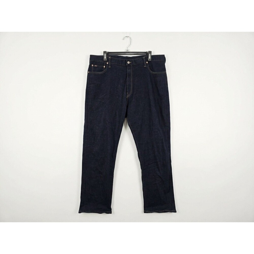 Polo Ralph Lauren Hampton Jeans Mens 46x32 Relaxed Straight Leg Stretch Denim
